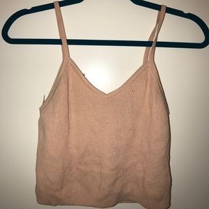 Light pink/nude cropped tank